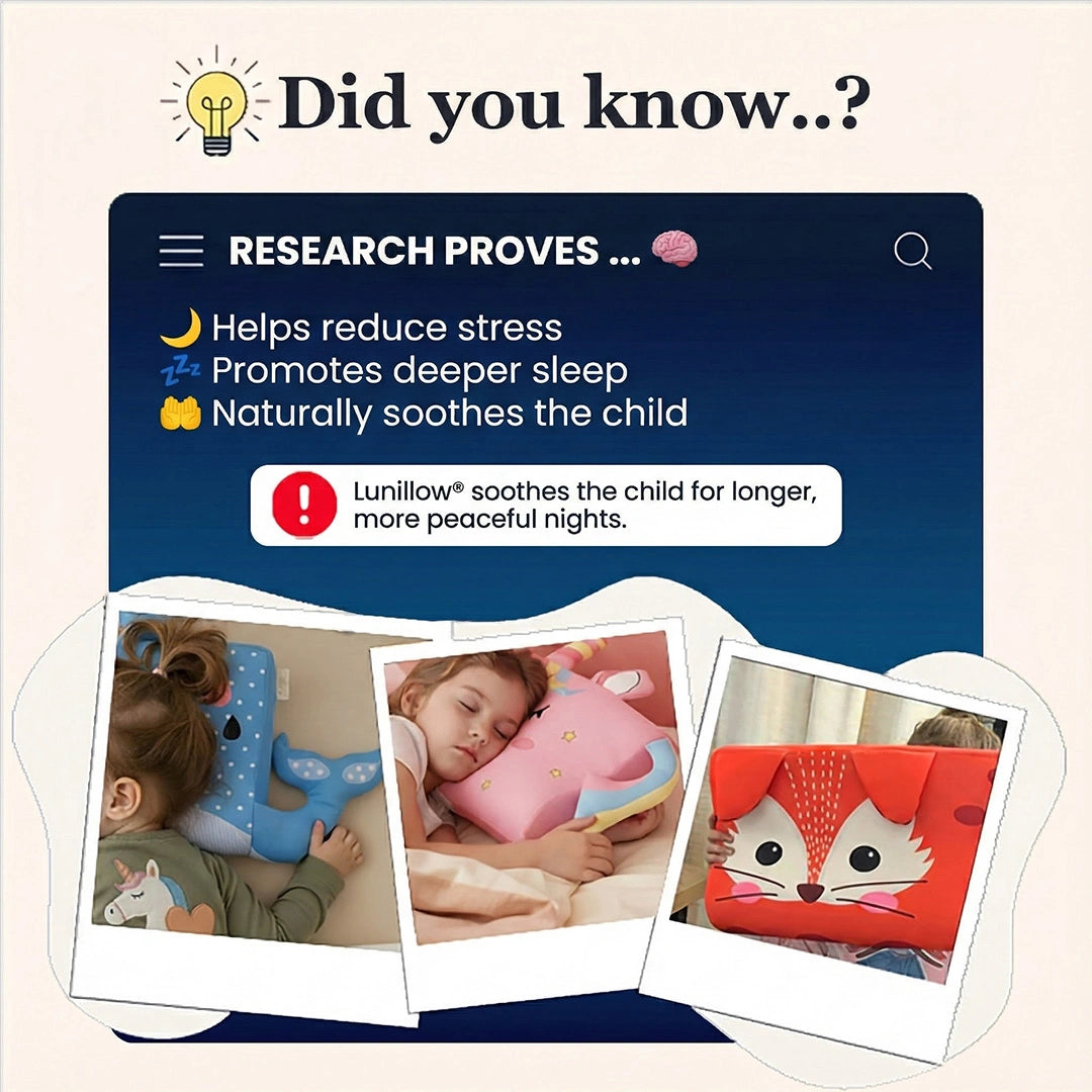 Lunillow® – The Soothing Toddler Pillow